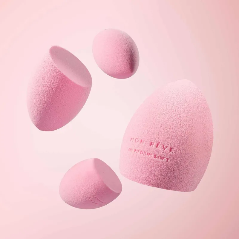 Mon Reve Makeup Sponge - Σετ 4 Μίνι Σφουγγαράκια Μακιγιάζ για Στοχευμένη Κάλυψη – #09 Mini Egg Sponges