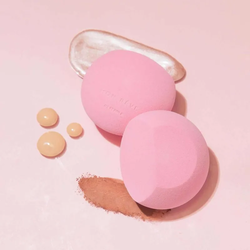 Mon Reve Makeup Sponge - Πολυμορφικό Σφουγγαράκι Μακιγιάζ με Κοφτή Άκρη – #03 Slanted Pebble