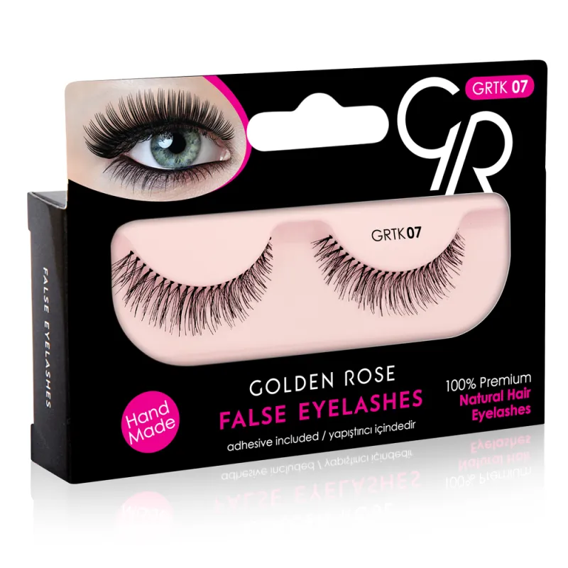 Golden Rose False Eyelashes (με φυσική τρίχα) #07 Golden Rose False Eyelashes (με φυσική τρίχα) #07