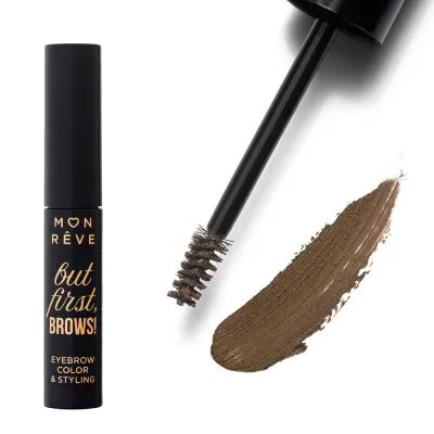 Mon Reve But First, Brows! - Αδιάβροχη Μάσκαρα Φρυδιών με Χρώμα 4ml #03