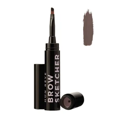 Mon Reve Brow Sketcher - Μακράς Διάρκειας Αδιάβροχο Τζελ Φρυδιών 1.6gr #02 Dark Blond