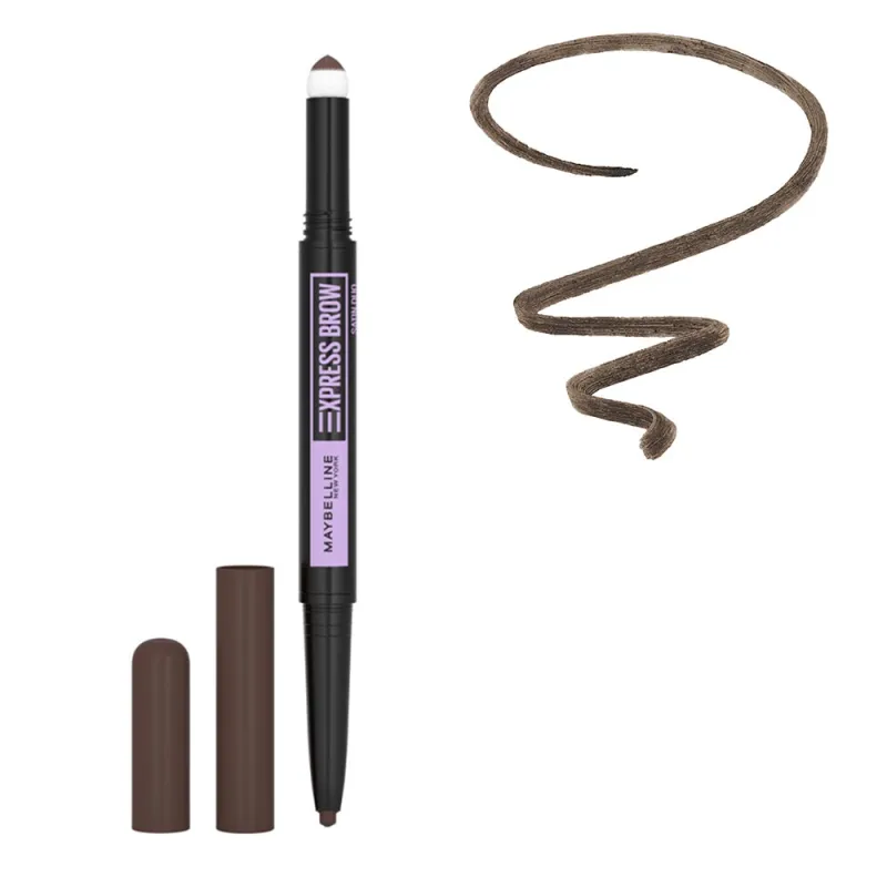 Maybelline Express Brow Satin Duo 8gr #04 Dark Brown Maybelline Express Brow Satin Duo 8gr #04 Dark Brown