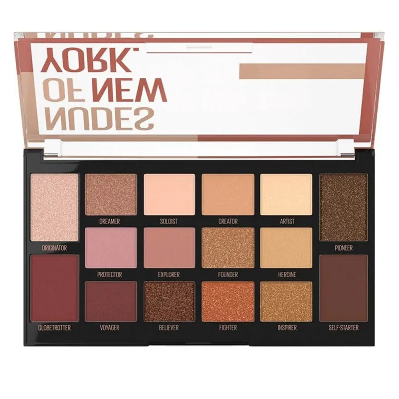 Maybelline Nudes of New York Παλέτα Σκιών - 16 Ουδέτερες Αποχρώσεις (#Nudes of New York)