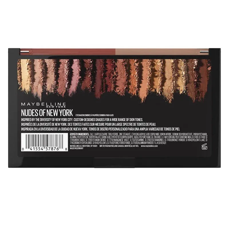 Maybelline Nudes of New York Παλέτα Σκιών - 16 Ουδέτερες Αποχρώσεις (#Nudes of New York)