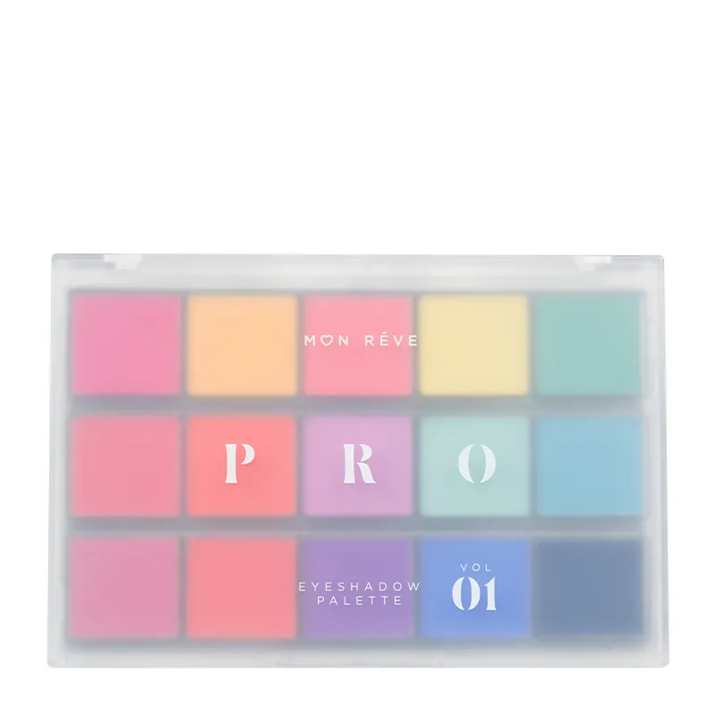 Mon Reve Pro Eyeshadow Palette - Παλέτα Σκιών 15 Αποχρώσεων 15gr #Vol 01