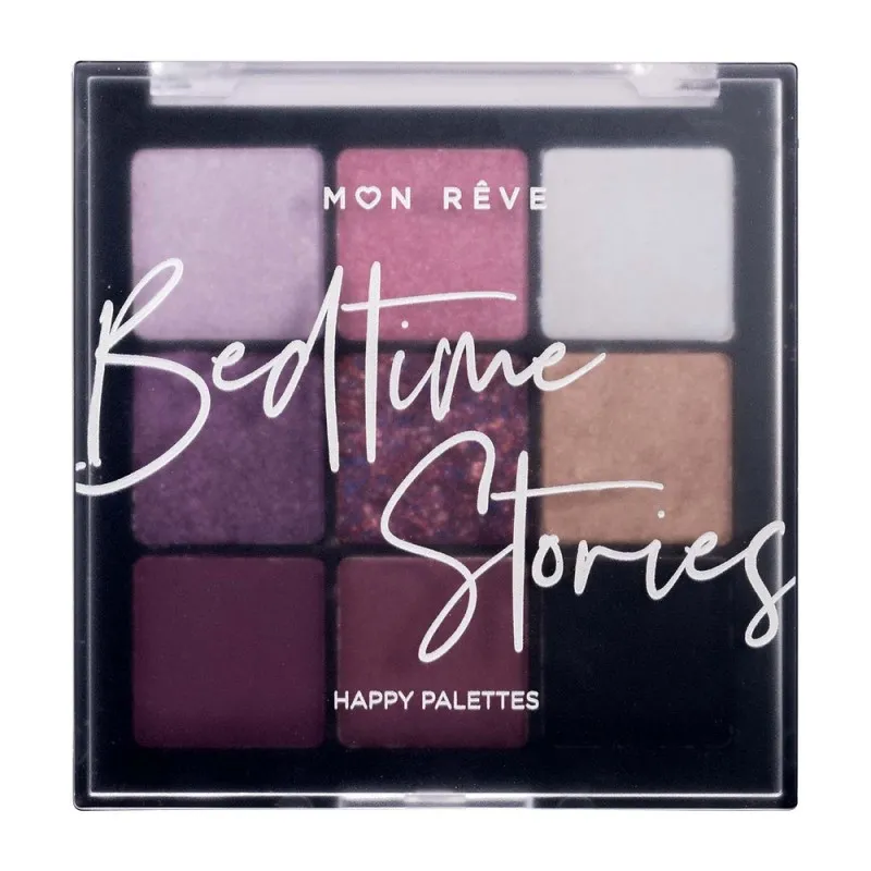 Mon Reve Happy Palettes - Παλέτα Σκιών 9 Αποχρώσεων 15gr #08 Bedtime Stories
