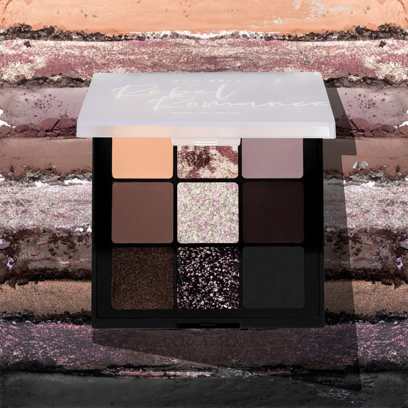 Mon Reve Happy Palettes - Παλέτα Σκιών 9 Αποχρώσεων 15gr #10 Rebel Romance