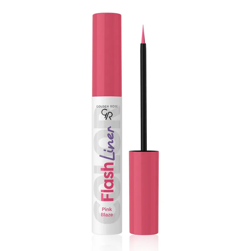 Golden Rose Flash Liner Colored Eyeliner 3,5ml #105 PINK BLAZE Golden Rose Flash Liner Colored Eyeliner 3,5ml #105 PINK BLAZE