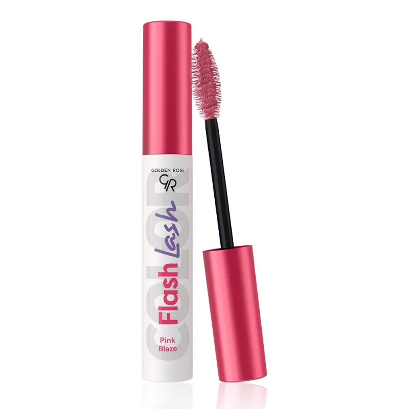 Golden Rose Flash Lash Colored Mascara 9ml #05 PINK BLAZE Golden Rose Flash Lash Colored Mascara 9ml #05 PINK BLAZE