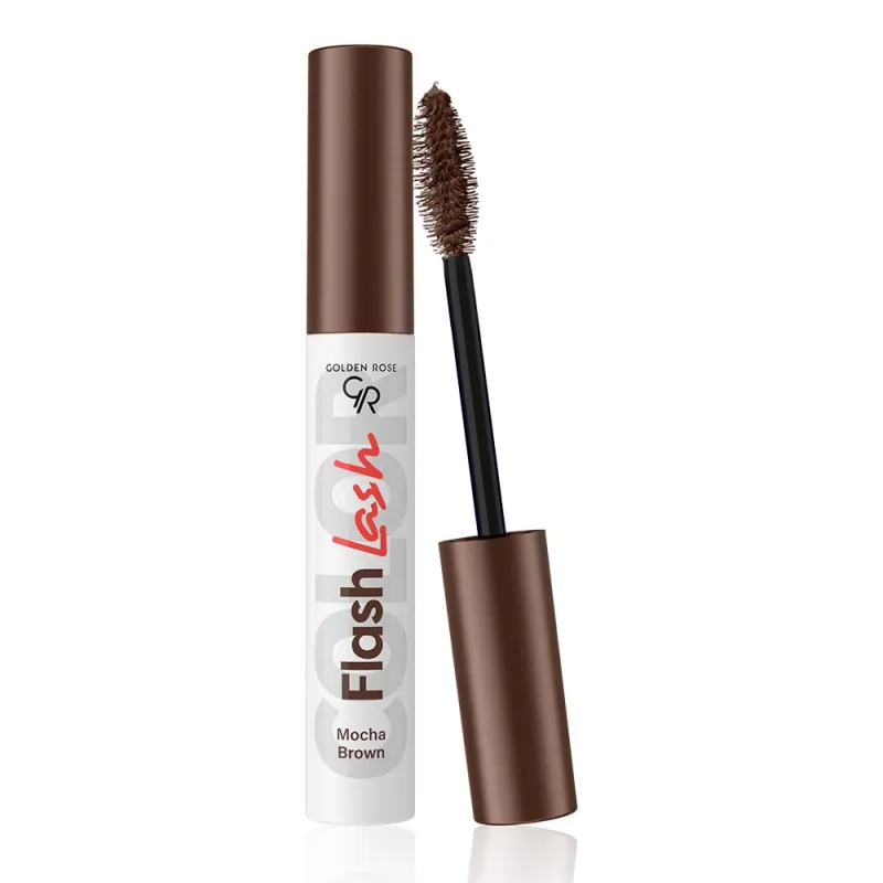Golden Rose Flash Lash Colored Mascara 9ml #08 MOCHA BROWN Golden Rose Flash Lash Colored Mascara 9ml #08 MOCHA BROWN