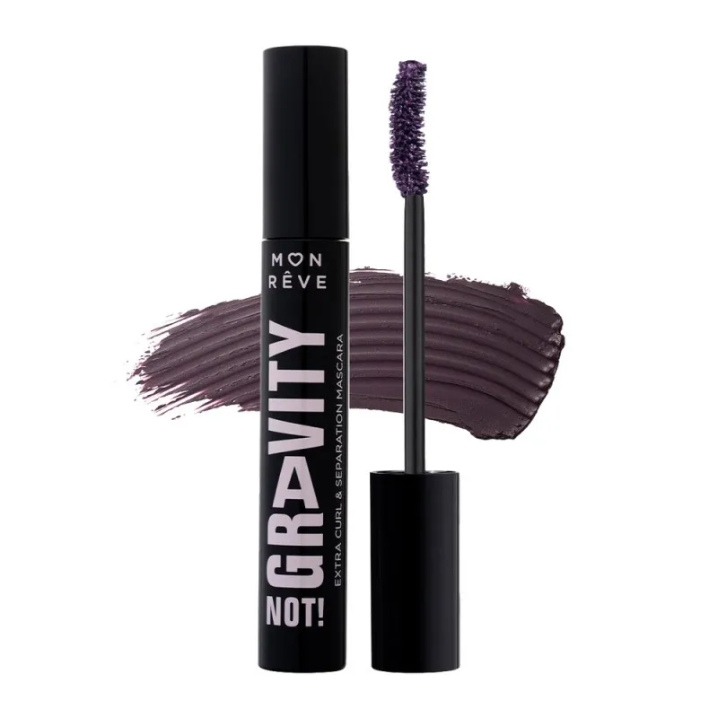 Mon Reve Gravity Not! Mascara - Μάσκαρα για Έντονο Όγκο & Διαχωρισμό 12ml #03 Deep Plum