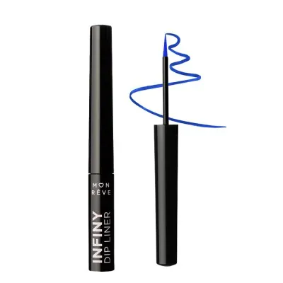 Mon Reve Infiny Dip Liner - Αδιάβροχο Υγρό Eyeliner Μεγάλης Διάρκειας 2ml #08 Sophie's Blue