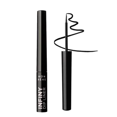 Mon Reve Infiny Dip Liner - Αδιάβροχο Υγρό Eyeliner Μεγάλης Διάρκειας 2ml #01 Black