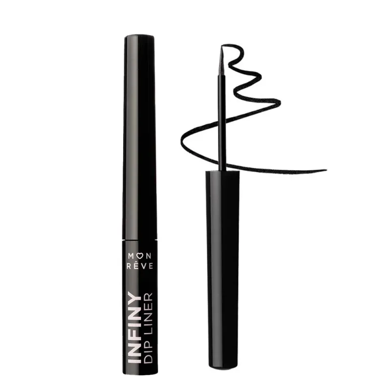 Mon Reve Infiny Dip Liner - Αδιάβροχο Υγρό Eyeliner Μεγάλης Διάρκειας 2ml #01 Black