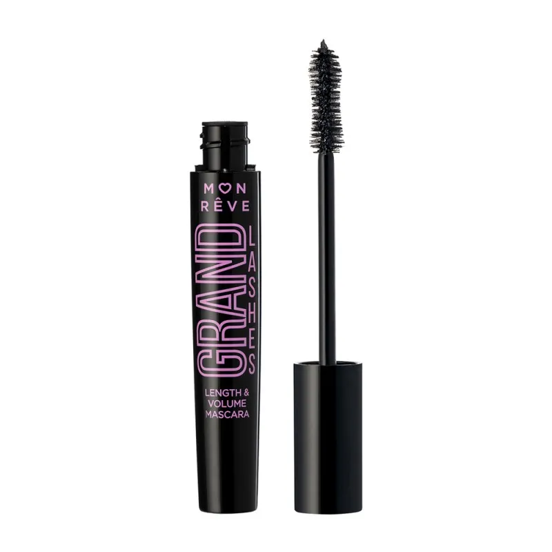 Mon Reve Grand Lashes Mascara - Μάσκαρα για Μήκος & Όγκο 12ml #01 Black
