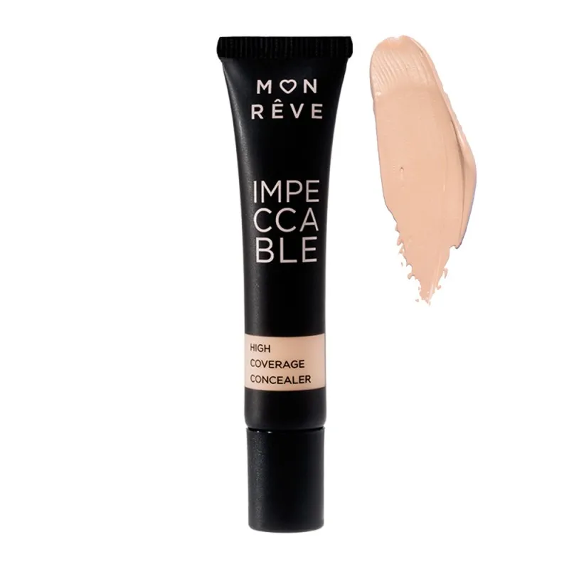 Mon Reve Impeccable Concealer 8ml - Υψηλή Κάλυψη Χωρίς Ατέλειες #102