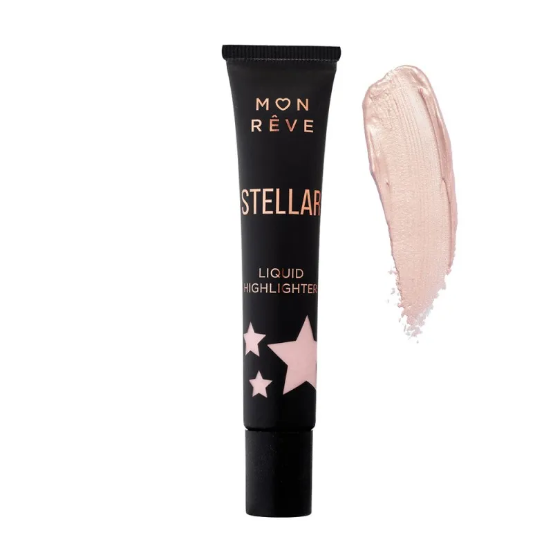 Mon Reve Stellar Highlighter - Υγρό Highlighter για Άμεση Λάμψη 18ml – #01