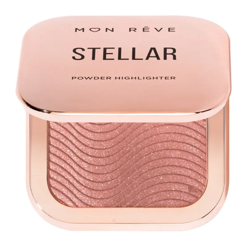 Mon Reve Stellar Powder Highlighter 8gr – #04 (ROSE GOLD)