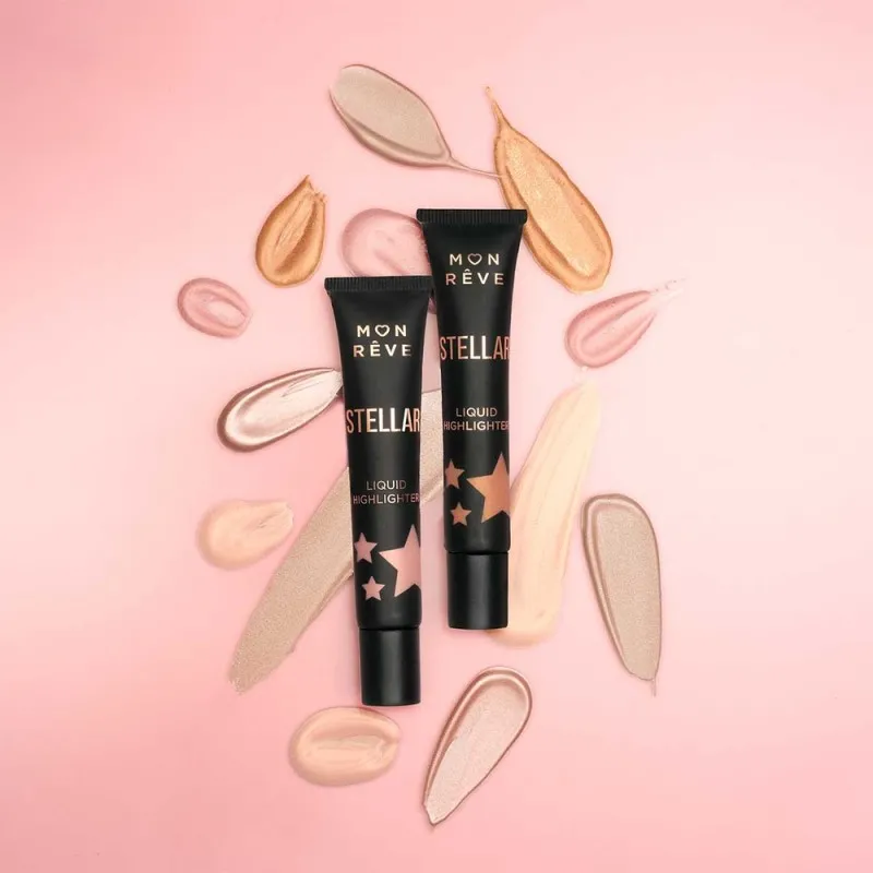 Mon Reve Stellar Highlighter - Υγρό Highlighter για Άμεση Λάμψη 18ml – #04