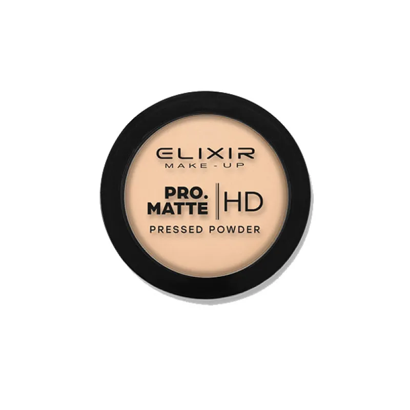 Elixir Πούδρα – PRO. MATTE Pressed Powder HD 9g – #207 (Light Brown) Elixir Πούδρα – PRO. MATTE Pressed Powder HD 9g – #207 (Light Brown)