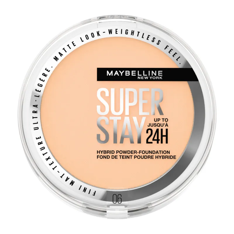 Maybelline 24H Hybrid Powder-Foundation 9gr - #06 Maybelline 24H Hybrid Powder-Foundation 9gr - #06