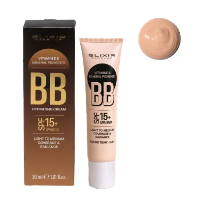 Elixir BB Hydrating Cream SPF15 - Ενυδατική Κρέμα με Χρώμα 30ml #384-01