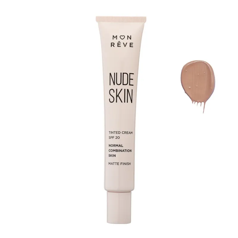 Mon Reve Nude Skin Normal to Combination Skin SPF 20 - Κρέμα με Χρώμα για Φυσικό Ματ Αποτέλεσμα 30ml #102 (MEDIUM)