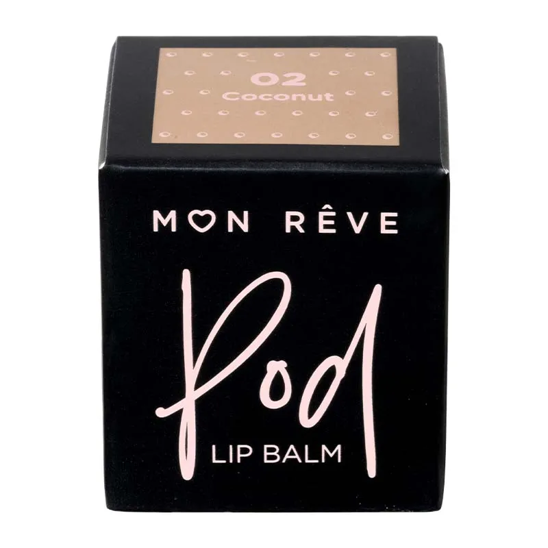 Mon Reve Lip Balm Pod - Ενυδατικό Lip Balm με Λάδι Καρύδας 5gr – #02 Coconut
