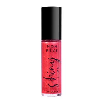 Mon Reve Shiny Lips - Ενυδατικό Lip Gloss για 3D Λάμψη & Όγκο 5ml – #05 RED FLAME