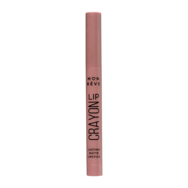Mon Reve Lip Crayon - Μακράς Διάρκειας Μηχανικό Ματ Κραγιόν 1.5gr #02 BURNT LILAC