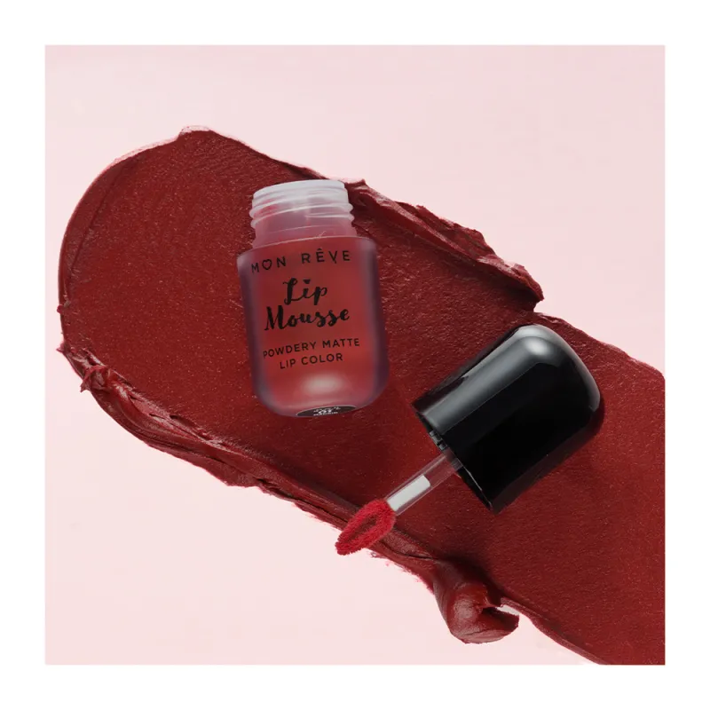 Mon Reve Lip Mousse - Ανάλαφρο Ματ Κραγιόν με Υφή Πούδρας 4gr #01 MADRID