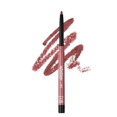 Mon Reve Infiniliner Gel Lip Pencil - Αδιάβροχο Μηχανικό Μολύβι Χειλιών 1.2gr – #02 Dark Nude