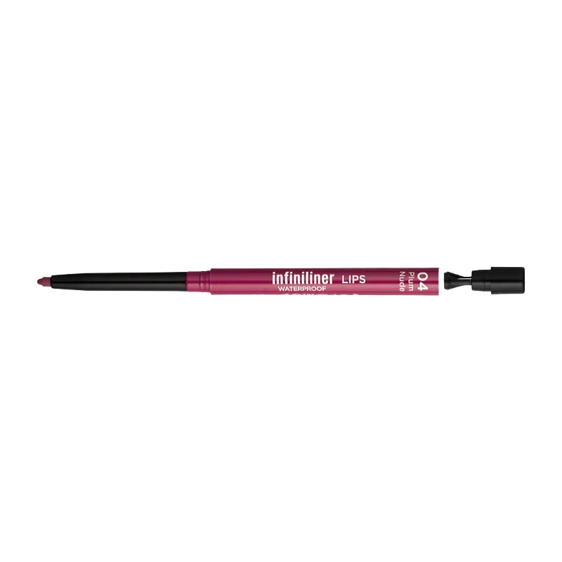 Mon Reve Infiniliner Gel Lip Pencil - Αδιάβροχο Μηχανικό Μολύβι Χειλιών 1.2gr – #04 Plum Nude