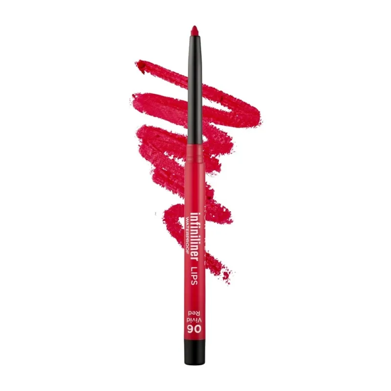 Mon Reve Infiniliner Gel Lip Pencil - Αδιάβροχο Μηχανικό Μολύβι Χειλιών 1.2gr – #06 Vivid Red