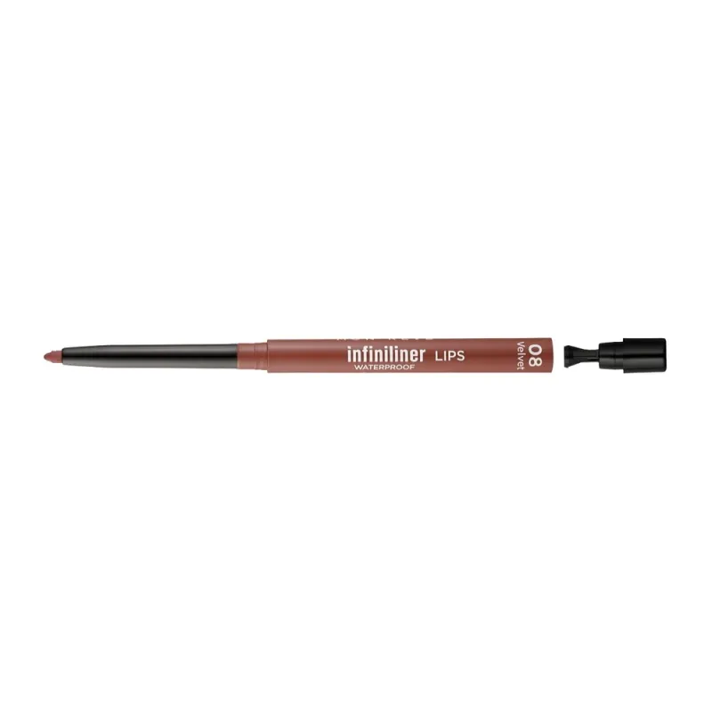 Mon Reve Infiniliner Gel Lip Pencil - Αδιάβροχο Μηχανικό Μολύβι Χειλιών 1.2gr – #08 Velvet