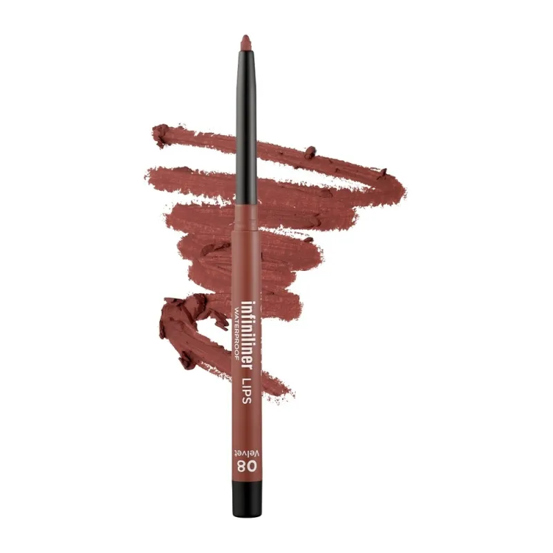 Mon Reve Infiniliner Gel Lip Pencil - Αδιάβροχο Μηχανικό Μολύβι Χειλιών 1.2gr – #08 Velvet