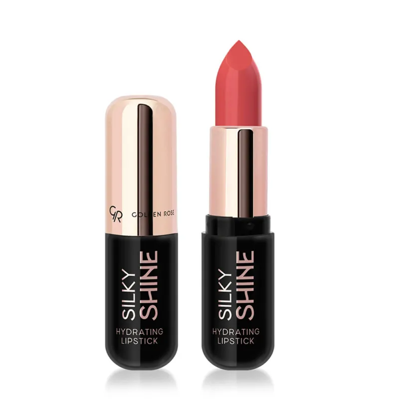 Golden Rose Silky Shine Hydrating Lipstick 4.2g - Ενυδατικό Κραγιόν για Μεταξένια Λάμψη #212