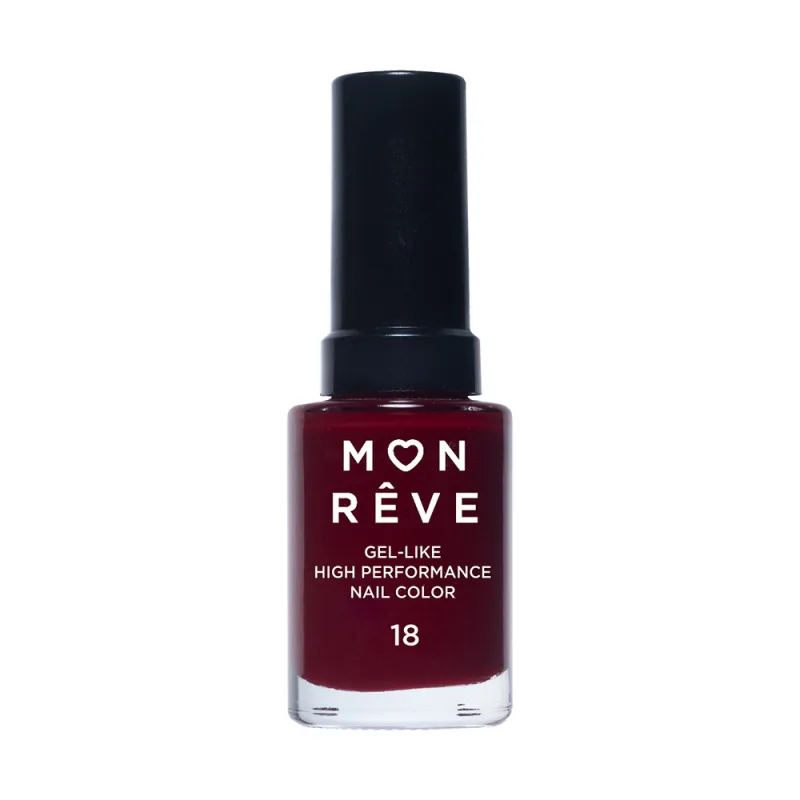 Mon Reve Gel-Like Nail Color - Ανθεκτικό Βερνίκι Νυχιών Γρήγορου Στεγνώματος 13ml– #18