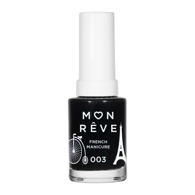 Mon Reve French Manicure - Βερνίκι Νυχιών για Γαλλικό Μανικιούρ 13ml– #003 BLACK TIP