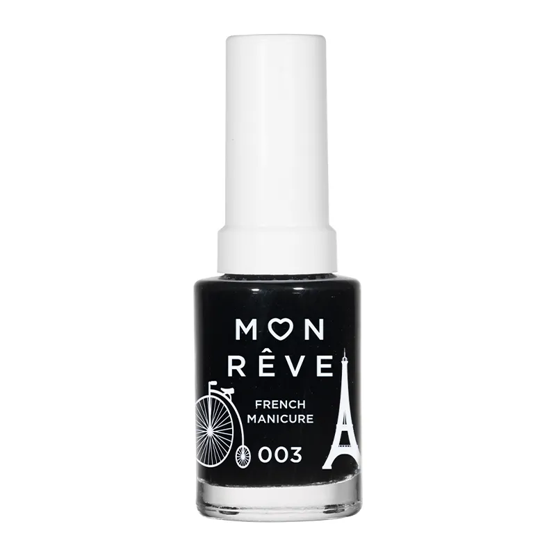 Mon Reve French Manicure - Βερνίκι Νυχιών για Γαλλικό Μανικιούρ 13ml– #003 BLACK TIP