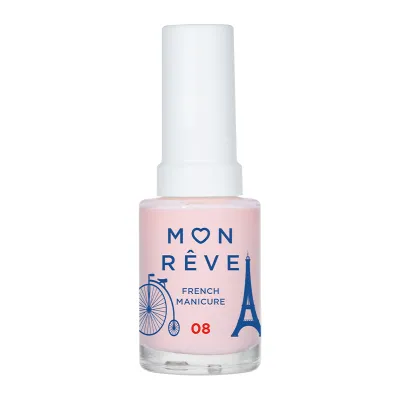 Mon Reve French Manicure - Βερνίκι Νυχιών για Γαλλικό Μανικιούρ 13ml– #SHEER 08 ROSE
