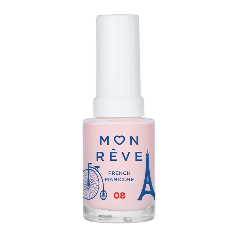 Mon Reve French Manicure - Βερνίκι Νυχιών για Γαλλικό Μανικιούρ 13ml– #SHEER 08 ROSE