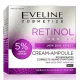 Eveline Retinol Therapy 5% Cream-Ampoule 50ml - Αναπλαστική Κρέμα-Αμπούλα Νυκτός για Επιδερμίδες με τις Πρώτες Ρυτίδες