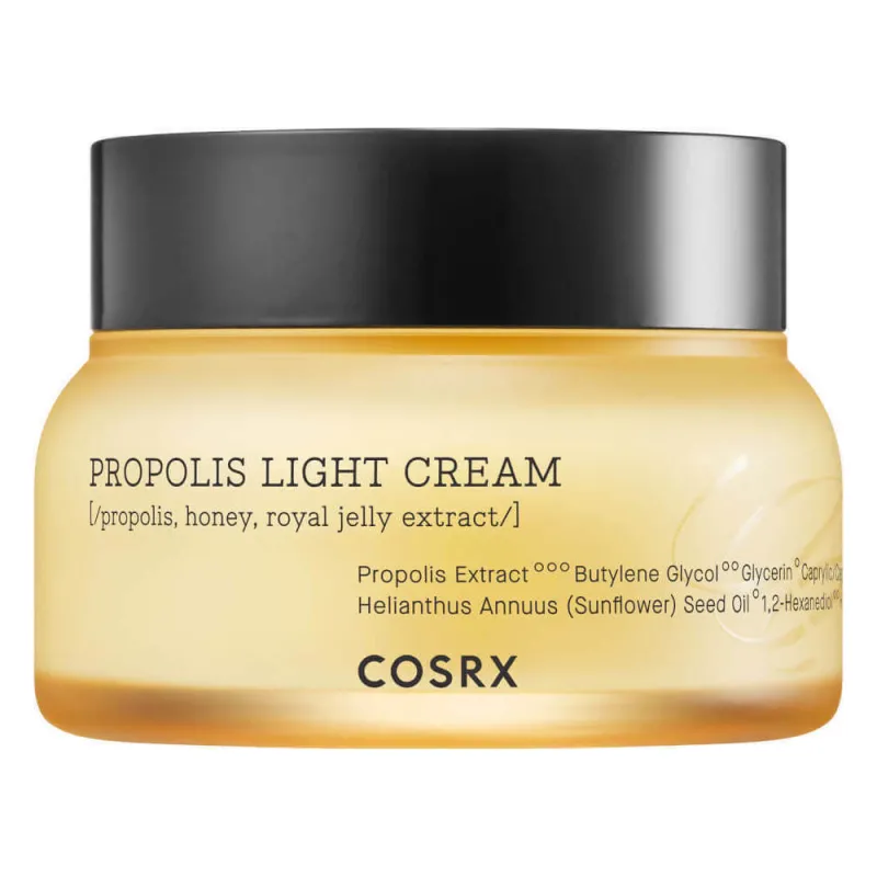 COSRX Full Fit Propolis Light Cream 65ml - Ενυδατική Κρέμα Προσώπου για Λάμψη & Ανάπλαση