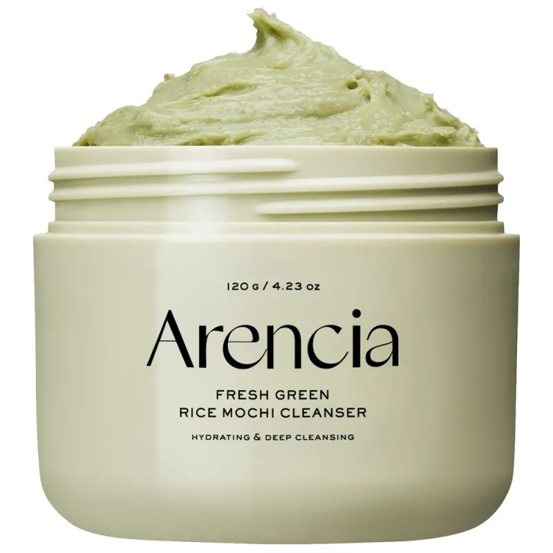 Arencia Fresh Green Rice Mochi Cleanser 120g – Καθαριστικό Προσώπου με Ρύζι για Λιπαρή, Ακνεϊκή & Συμφορημένη Επιδερμίδα