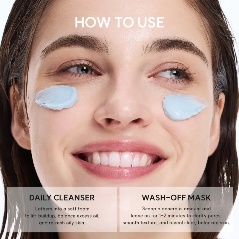 Arencia Blue Hyssop Rice Mochi Cleanser 120g – Καθαριστικό Προσώπου με Ρύζι για Λιπαρή, Ακνεϊκή & Συμφορημένη Επιδερμίδα