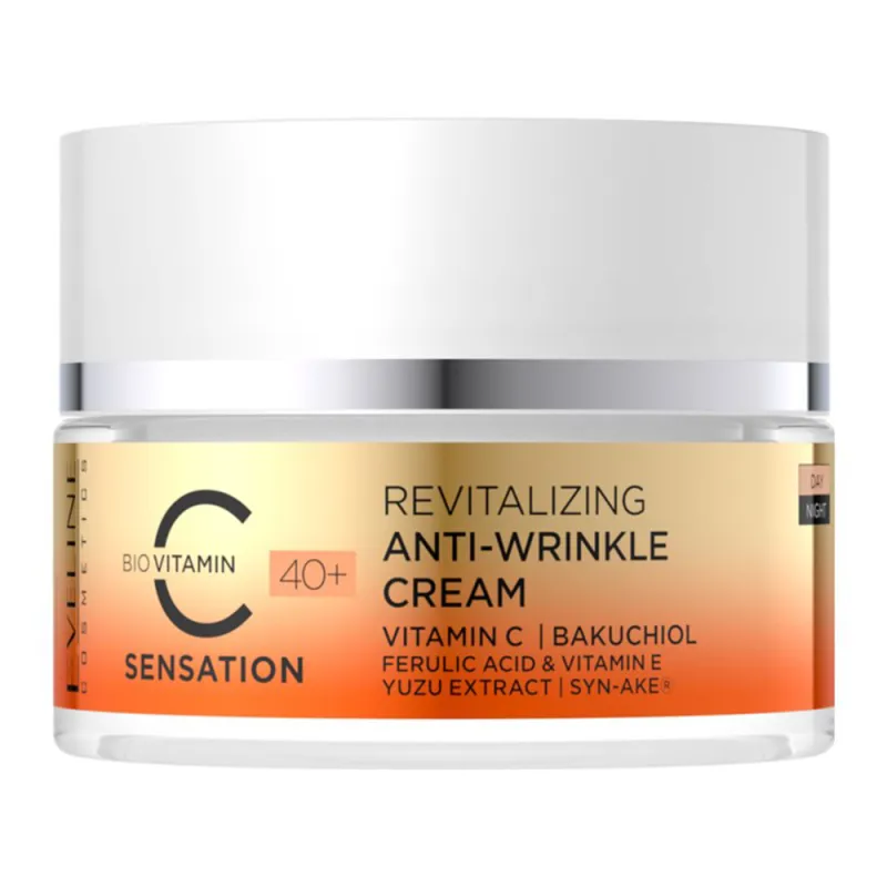 EVELINE Bio Vitamin C Revitalizing Anti Wrinkle Cream 40+ (50ml) EVELINE Bio Vitamin C Revitalizing Anti Wrinkle Cream 40+ (50ml)