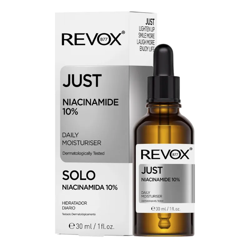 Revox Just Niacinamide 10% Daily Moisturiser Face Serum | Ορός Ενυδάτωσης Για Το Πρόσωπο 30ml Revox Just Niacinamide 10% Daily Moisturiser Face Serum | Ορός Ενυδάτωσης Για Το Πρόσωπο 30ml